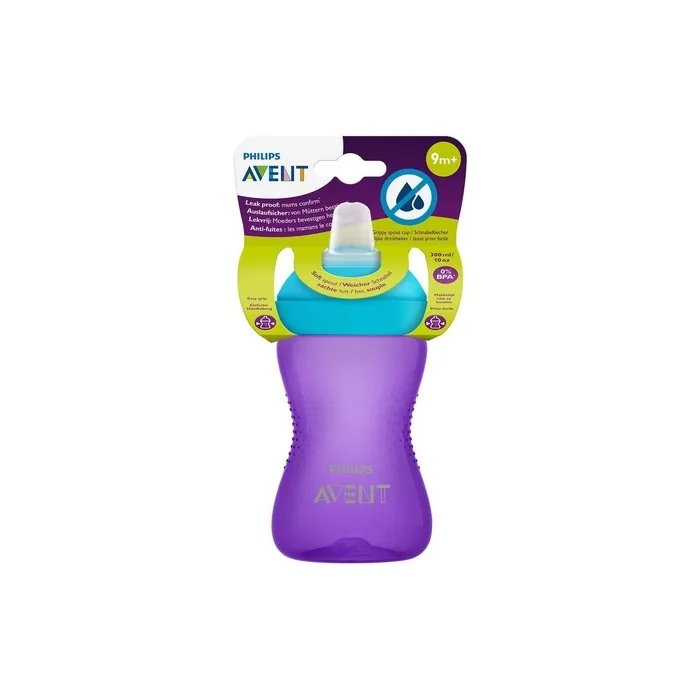 Avent Soft Spout Cup Purple 300ml