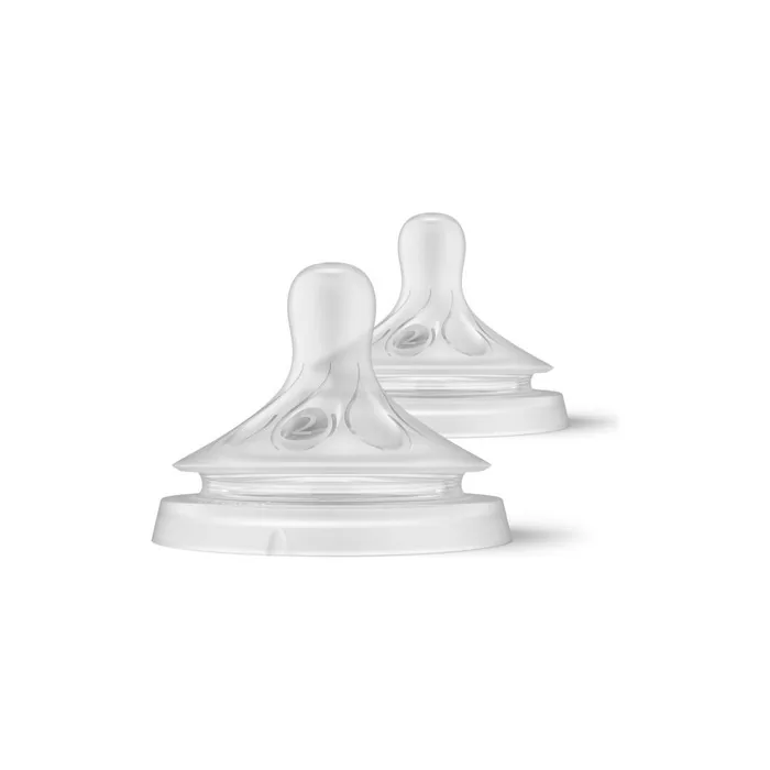 Philips Avent Natural Response Flow 2 Teat For Baby Bottle 0 M 2 Pcs