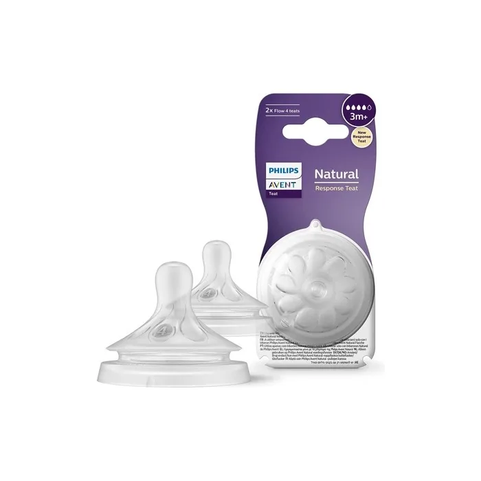 Philips Avent Responsive Nursing Dummy Natural 3m+ - Pack of 2