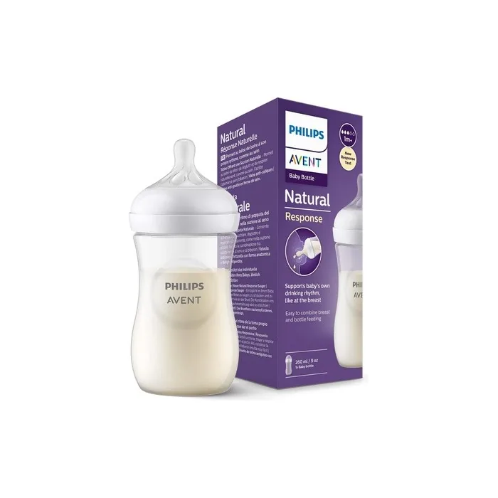 Philips Avent SCY903/01 Natural Bottle with Responsive Dummy 260ml