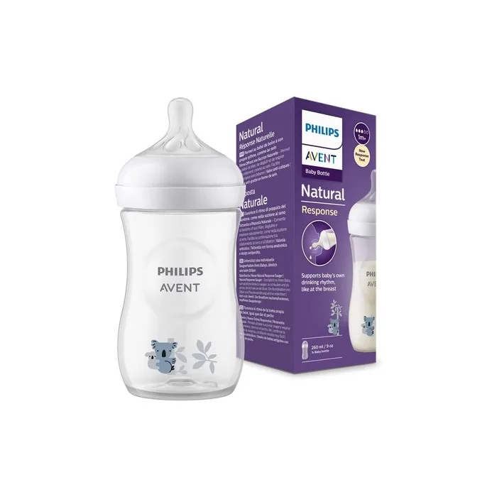 Philips Avent Natural Bottle with Responsive Pacifier 260ml Decor Coala
