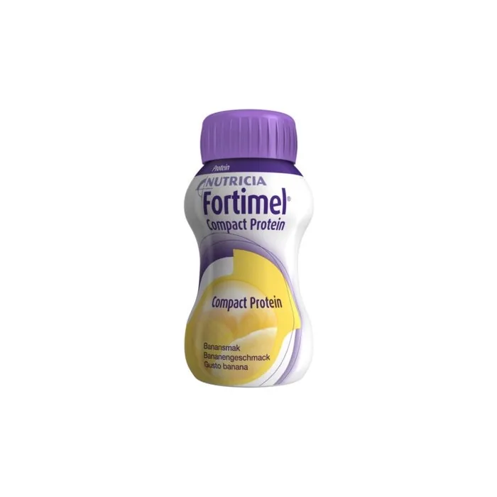 Fortimel Compact Protein Banana Nutricia 125ml - Pack of 4