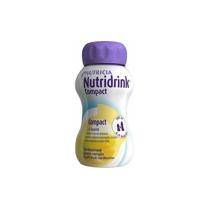 Nutricia Nutridrink Compact Food Supplement Vanilla 4x125ml - Pack of 4