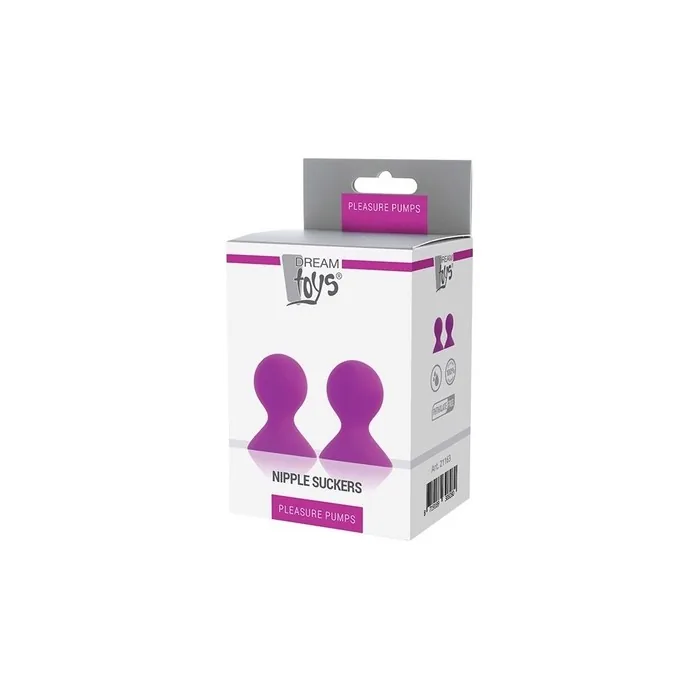 Dream Toys Pleasure Pumps Nipple Suckers - Pink 2 Pieces