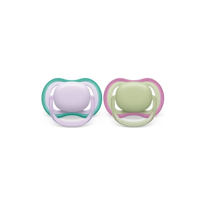 Philips Avent Ultra Air 0-6m Pacifier - Girl, 2 pieces
