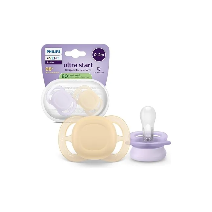 Philips Avent Ultra Start Orthodontic Soother for Newborns