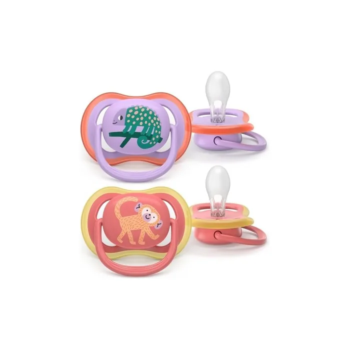 Philips Avent Ultra Air Soother Suitable For 18 Months And Older Redpurple