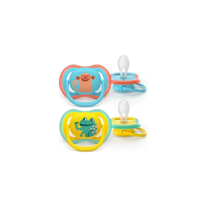 Philips Avent Ultra Air Soother Suitable For 18 Months And Older Yellowblue