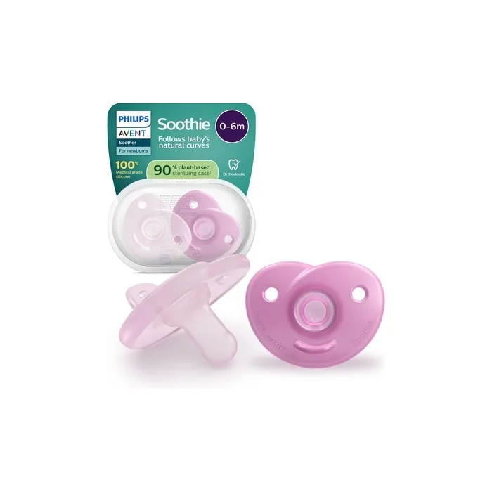 Avent Soothie Pacifier Girl 06 Months