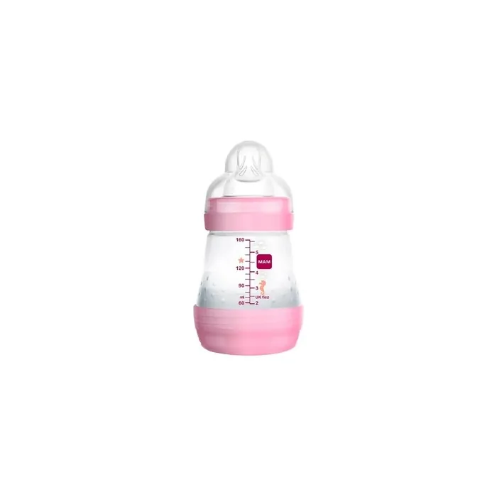 Mam Mam Baby Anti Colic Bottle Pink 160ml