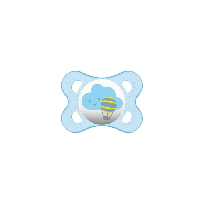 Mam Mam Baby Dummy Original 0 Silicone Blue