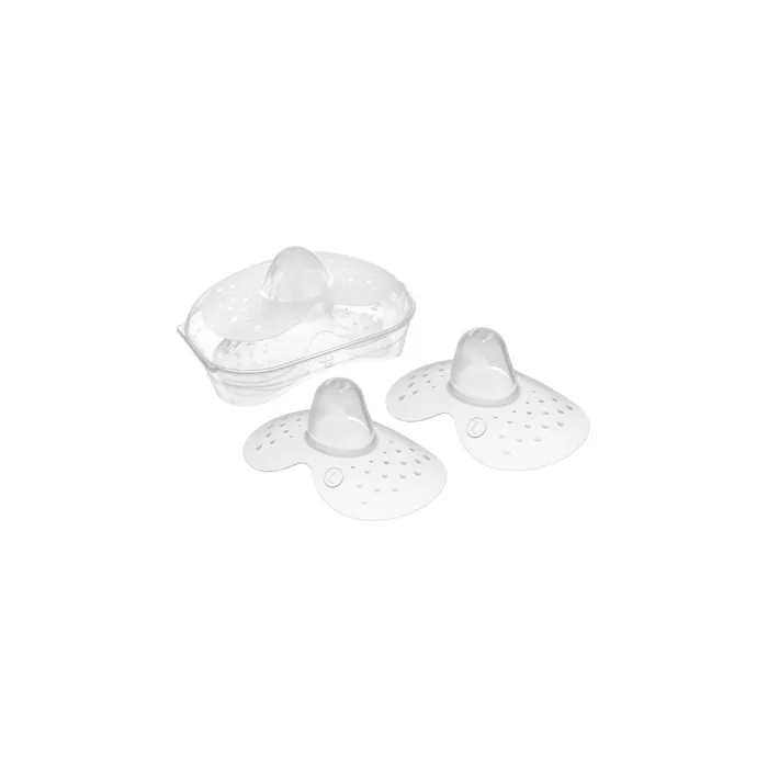 Mam Silicone Nipple Shields Size 2 - Nipples Medium/Large 23mm Twin Pack
