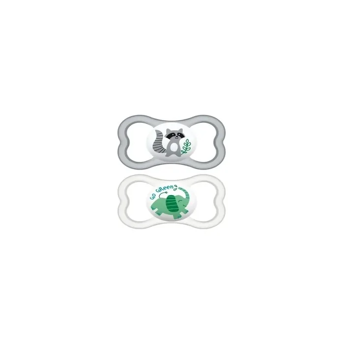 Mam Mam Baby Air 16 Soother Silicone Neutral 2 Units