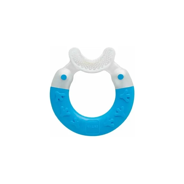 Mam Mam Bite&Brush Teether Blue