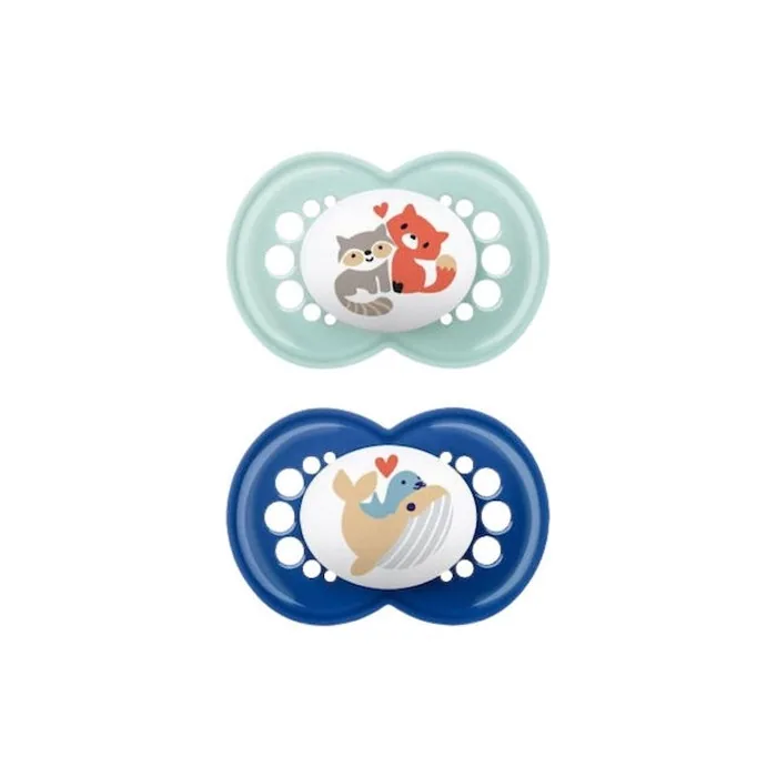 Mam Original Silicone Pacifier 6-16 Months Better Together - 2 Pack