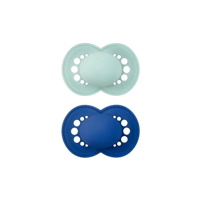 Mam Matt - Colours Of Nature X2 Silicone Pacifier 6-16 Months For Boys