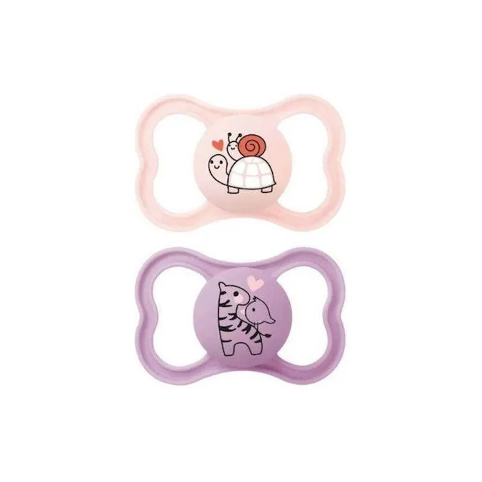 Mam Supreme Silicone Pacifier 6-16 Months Better Together Pink 2 Pack