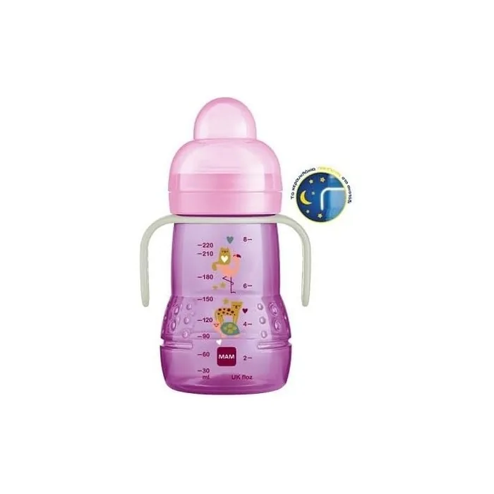 Mam Trainer+ Night Transition Bottle Girl 220ml