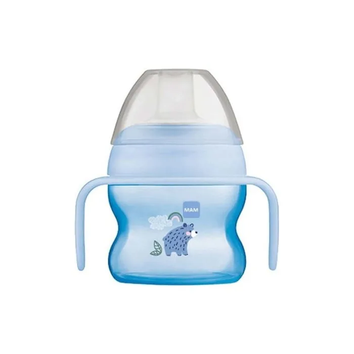 Mam Starter Cup With Handles, 150ml, For 4+ Months, Blue