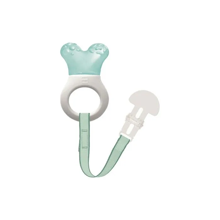 Mam Mini Cooler Clip - Teething Toy For 2 Months, Blue