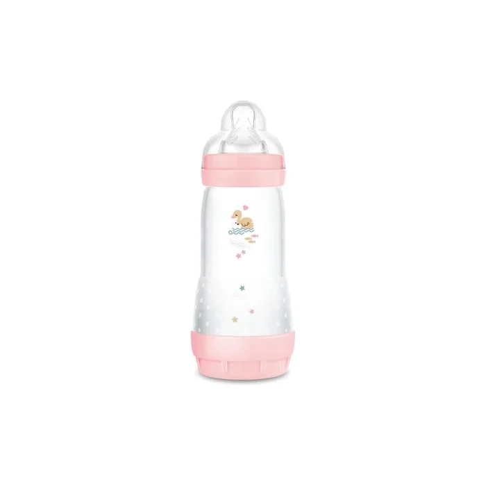 MAM Easy Start Anti-Colic Baby Bottle with SkinSoft Silicone Nipple 320ml Pink