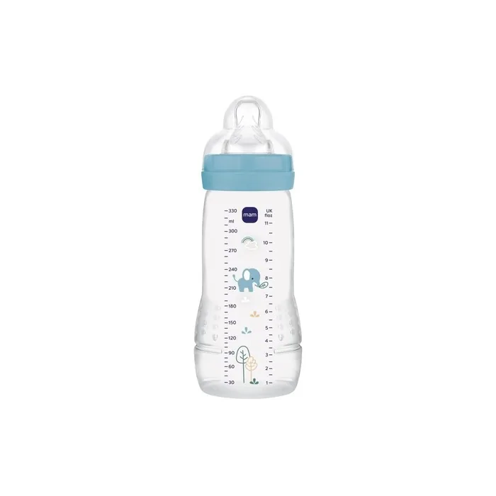Mam Easy Active Baby Bottle 6+ Months Ocean Color 330ml with Teat