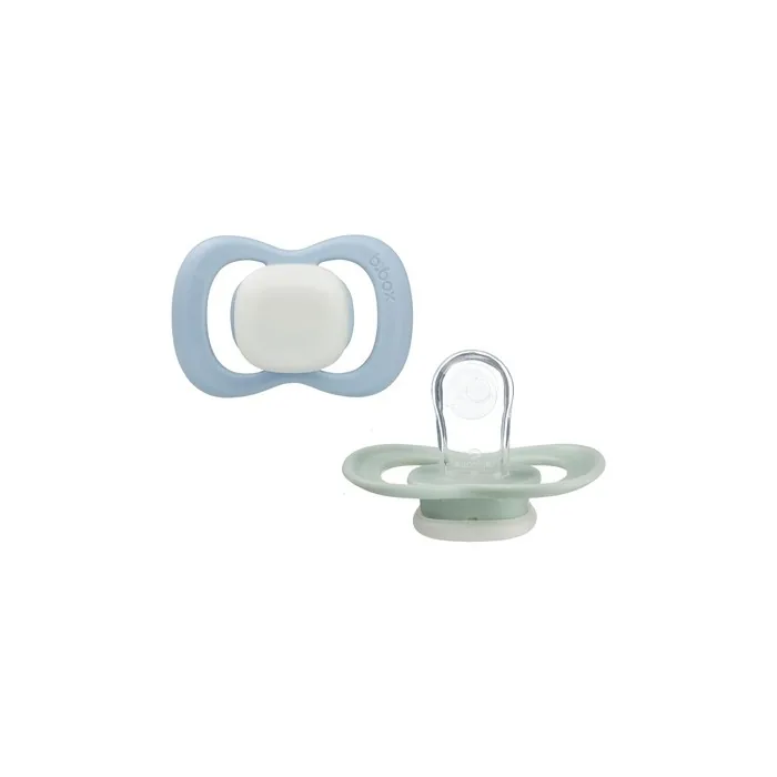 Bbox Baby Pacifier Size 1 Luminous Silicone Teat & Shield - Pack of 2
