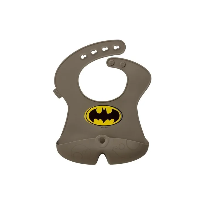 Bbox Warner Bros Batman Silicone Bib for Babies 4 Months and Up