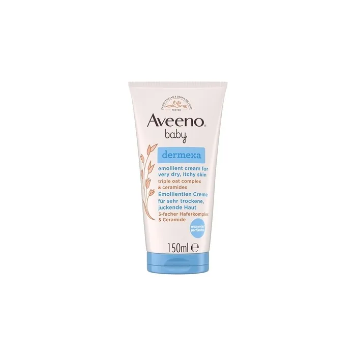 Aveeno Baby Dermexa Emollient Cream with Prebiotic Oatmeal and Ceramides