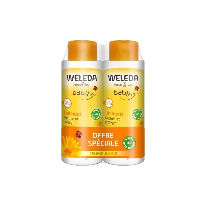 Weleda Baby Liniment Calendula 400ml - Pack of 2