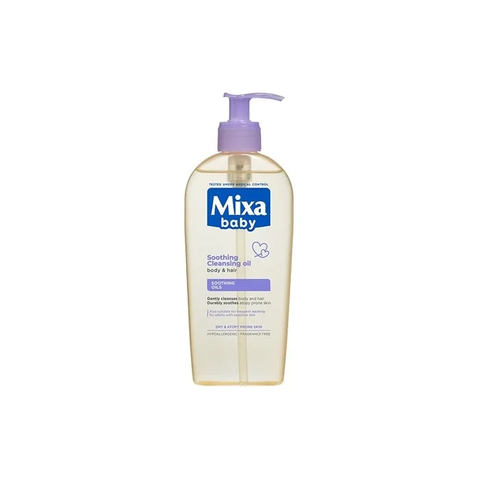 Mixa Baby Soothing Cleansing Oil For Body & Hair 250 Ml