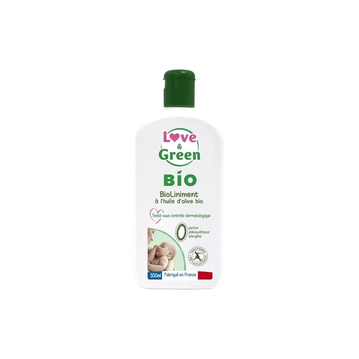 Love & Green Bioliniment Certified Organic Fragrance-Free 500ml