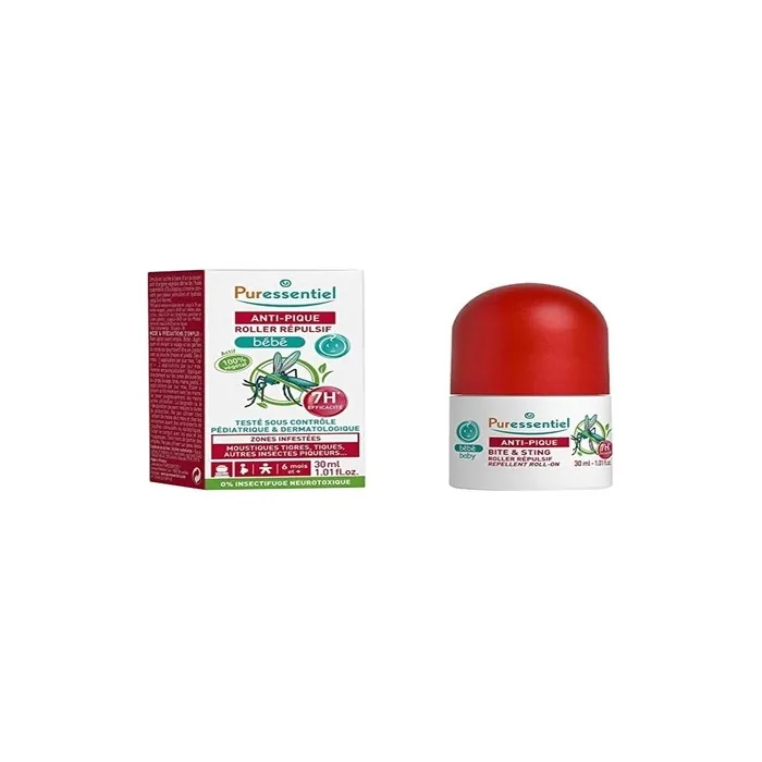 Puressentiel SOS Insect Bite Roll On for Sensitive Skin 30ml