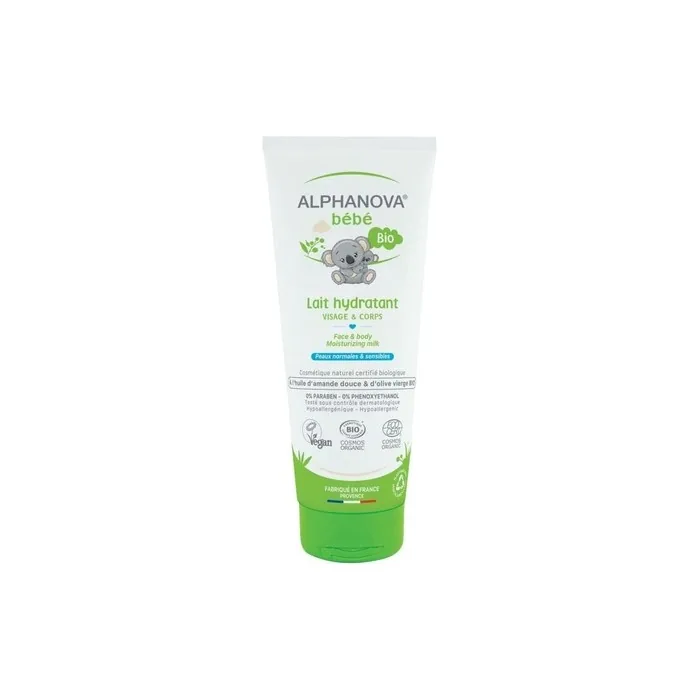 Alphanova Baby Moisturizing Milk Organic 200ml