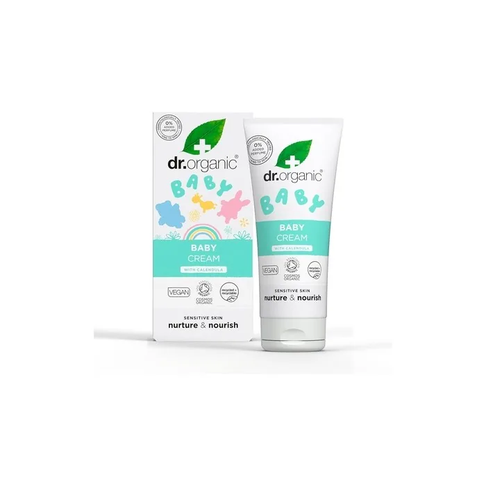Dr Organic Calendula Baby Moisturiser Fragrance Free Skin Soothing Sensitive
