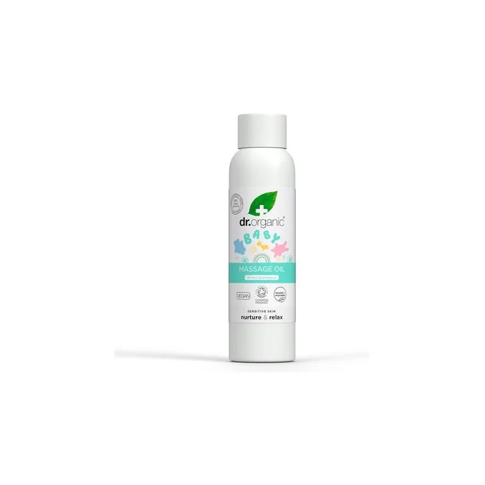 Dr Organic Baby Massage Oil With Calendula Sensitive Skin Soothing & Bonding Massage Dermatologically Tested Natural Vegan Crueltyfree Paraben & Sls Free Certified Organic 150ml
