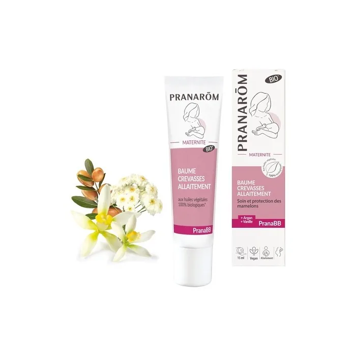 Pranarom Pranabb Organic Breastfeeding Crack Balm 15ml