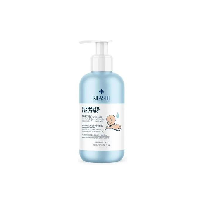 Rilastil Dermastil Kids Body Milk for Babies and Children Liquid Emulsion