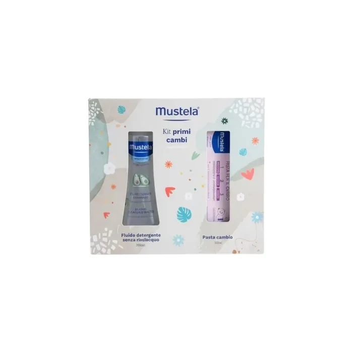 Mustela Gift Set Cleansing Fluid 300ml and Diaper Cream 50ml