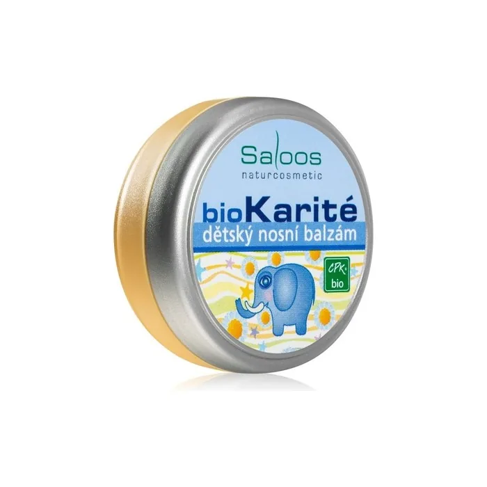 Saloos Biokarite Decongestant Balm For Children 19 Ml