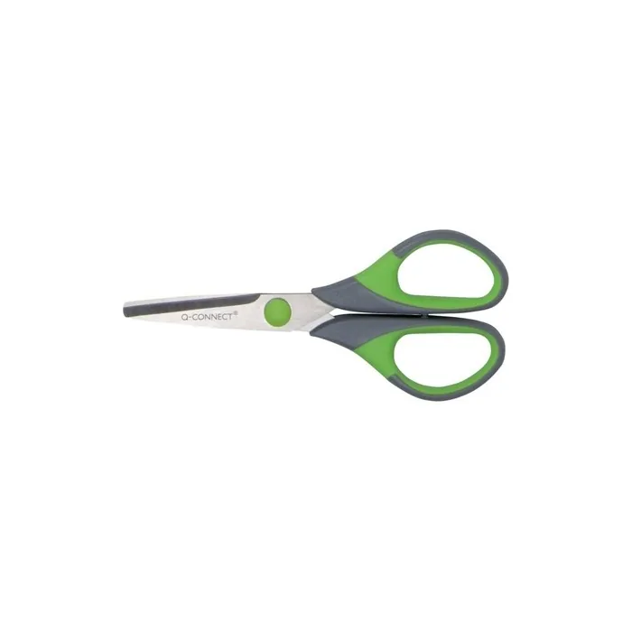 Q-Connect Soft Scissors 14cm - Ideal for Left and Right-Handed Use