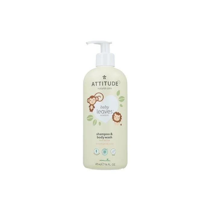 Attitude Baby Leaves 2-in-1 Hair and Body Wash Pear Nectar 473ml
