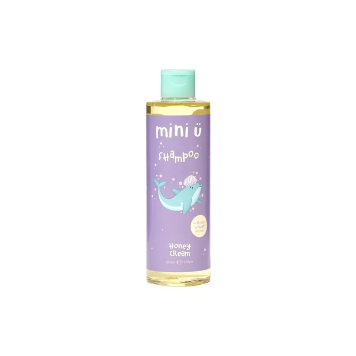 Mini U Honey Cream Shampoo Yellow for Children Naturally Derived and Made in the UK