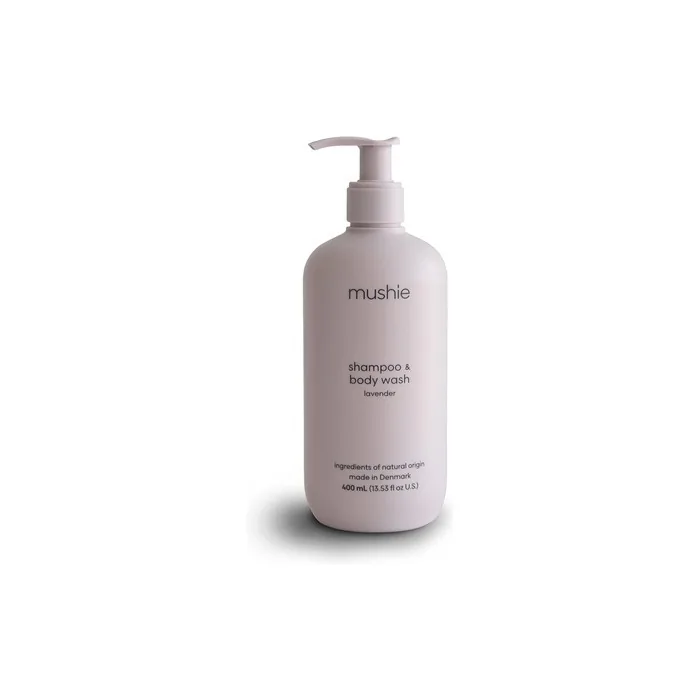 Mushie Baby Shampoo & Body Wash 400mL Hair & Body Care Product Lavender Scent