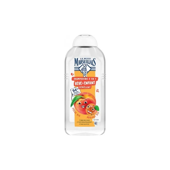 Le Petit Marseillais Detangling 2-in-1 Baby & Child Shampoo Apricot Peach 300ml