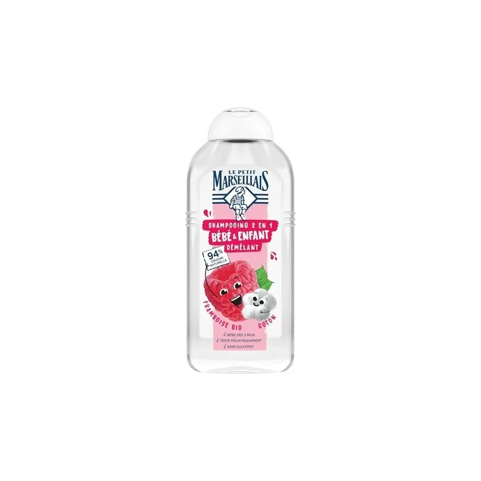 Le Pe Marseillais 2-in-1 Shampoo for Babies & Children Detangling Raspberry