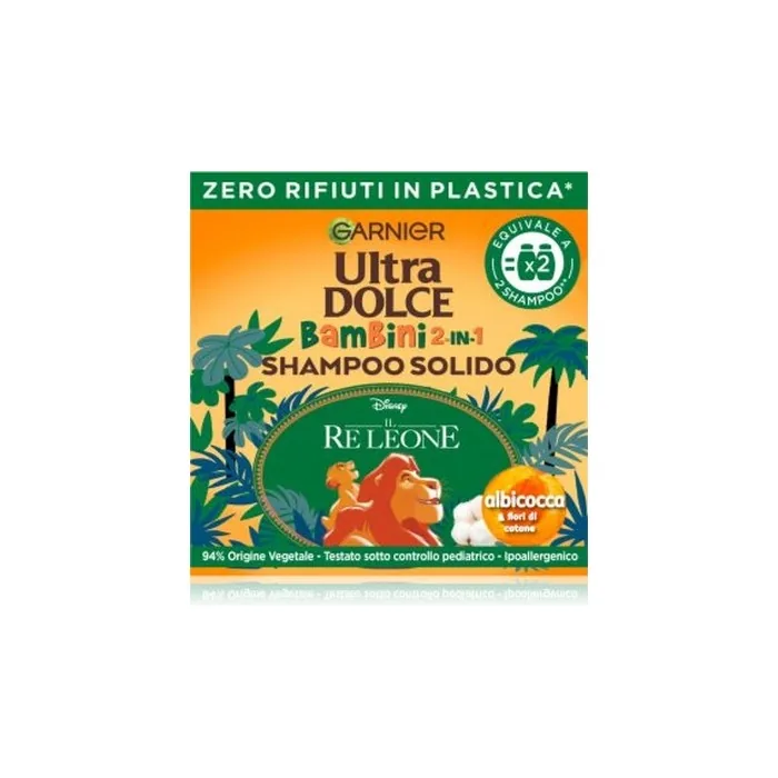 Garnier Ultra Doux Kids 2in1 Shampoo Bar 60 Grams