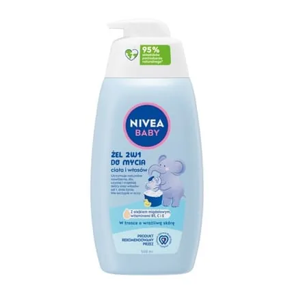 Nivea Baby 2 In 1 Gel For Body And Hair 500ml