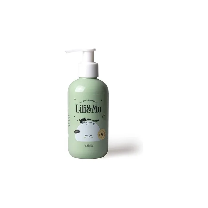Lili&Mu Baby Shampoo & Shower Gel 200 Ml | Baby Shower Gel With Allantoin Jojoba Oil
