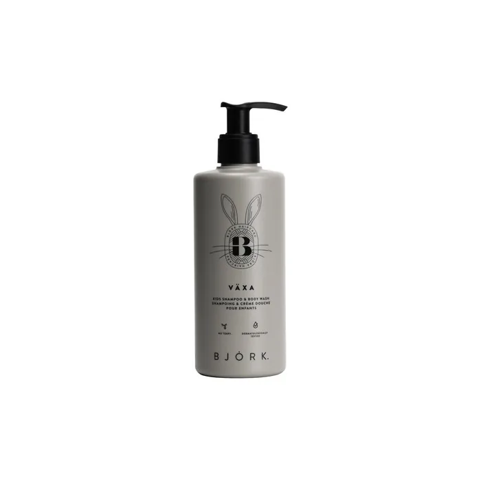 Bjork Vaxa Kids Shower Gel Shampoo 2-In-1 300 Ml